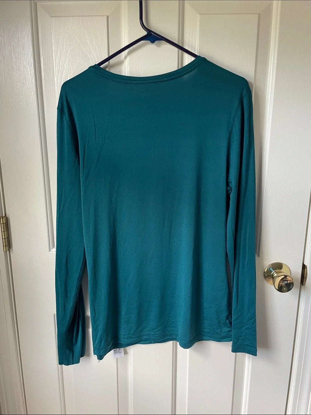 Athletic Works Teal Performance Tee with White Logo - Picture 3 of 3